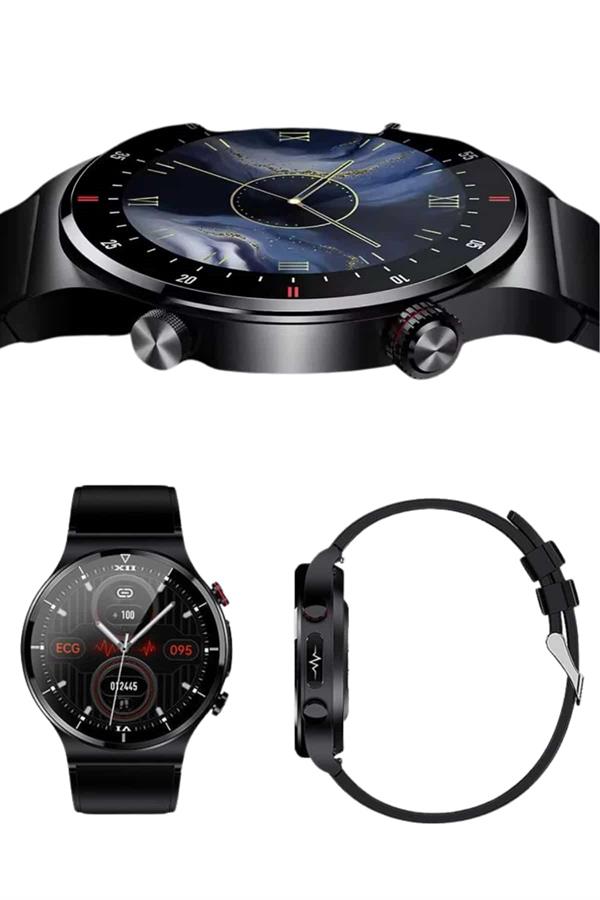 Akıllı Saat Uyku ve Sağlık Takibi NFC Uyumlu Bluetoooth Bağlantılı Android İOS Uyumlu - Görsel 4