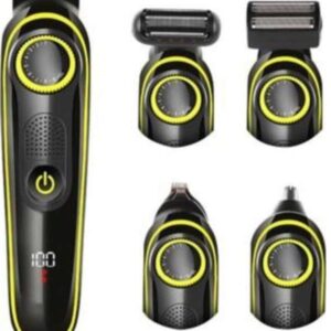 Tıraş Makinesi Şarjlı 5 Başlıklı Burun ve Kulak Temizleme