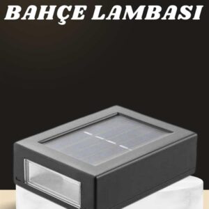 Dekoratif Duvar Lambası Solar Güneş Enerjili Bahçe Aydınlatması