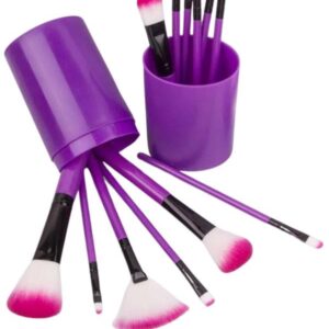 Makyaj Fırçası 12 Parça Set Yumuşak Uçlu Göz Makyajına Uygun Hafif ve Taşınabilir Çanta