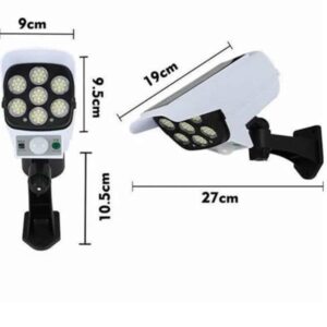 Kamera Görünümlü Led Lamba Dönebilen Bahçe Aydınlatması Duvar Lambası