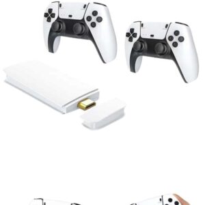 4K HD Görüntü Kaliteli Retro Game Stick 20000 Oyunlu Çift Kollu Beyaz Game Stick