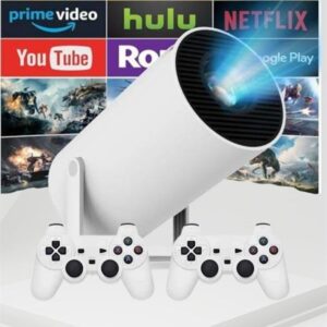 Taşınabilir Android Projeksiyon Ayaklı Çift Kollu 4K Çözünürlüklü Sinema Projeksiyonu