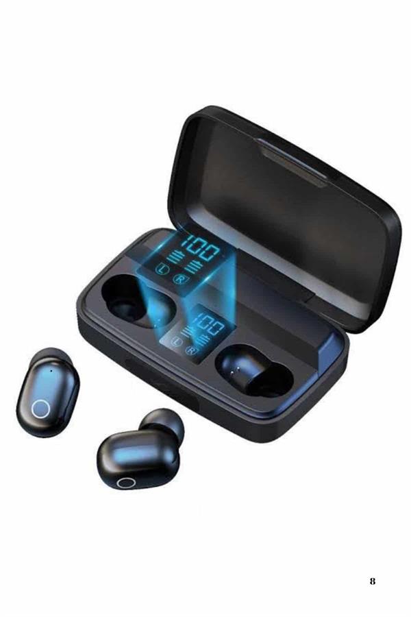 2025 Yeni Model Bluetooth Kulaklık Stereo TWS Kulaklık 5.0 Bluetooth Yüksek Ses Kaliteli - Görsel 2