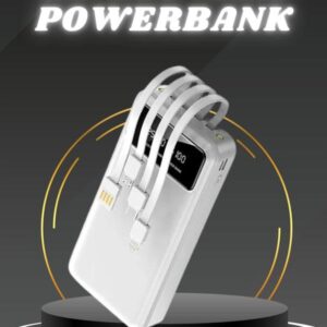 Powerbank Şarj Cihazı 4 Çıkışlı 20.000 MAH Powerbank Kompakt Yüksek Kapasiteli Hızlı Şarj