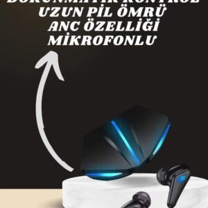 7 Kordonlu Akıllı Saat Ve Oyuncu Kulaklığı ANC Özelliği Kulak İçi Mikrofonlu Sesli Görüşme