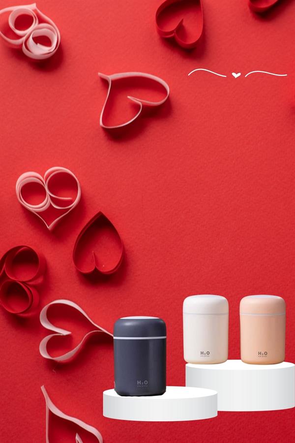 Sevgiliye Hediye Led Işıklı Hava Nemlendirici USB Şarjlı Sevgiliye Özel - Görsel 3