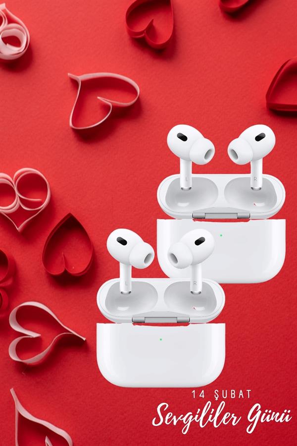 Sevgiliye Hediye Çift Kulaklığı Yeni Nesil Pro Kulaklık Sevgililer Gününe Özel Kampanya - Görsel 3
