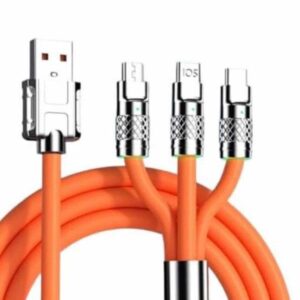 Android ve İOS Uyumlu 180 Derece Type-c Şarj Kablosu