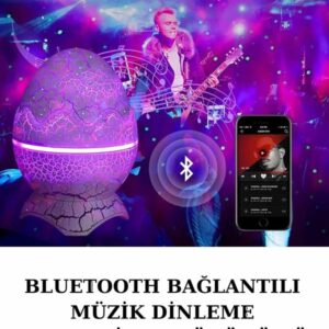 Dinozor Speaker Renk Değiştirme Projeksiyon Modu Bluetooth Hoparlör Gece Lambası