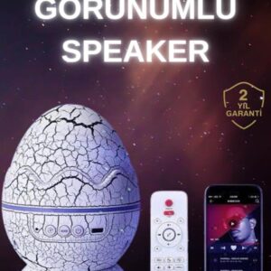 Dinozor Speaker Renk Değiştirme Projeksiyon Modu Bluetooth Hoparlör Gece Lambası