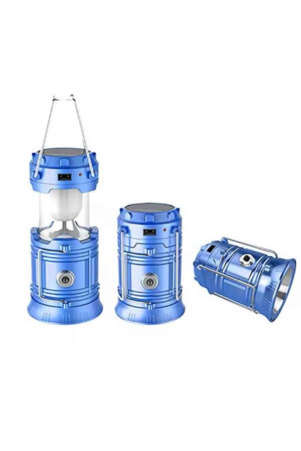 Kamp Lambası El Feneri Askılı Büyük Boy USB Şarjlı Işıldak - Görsel 2