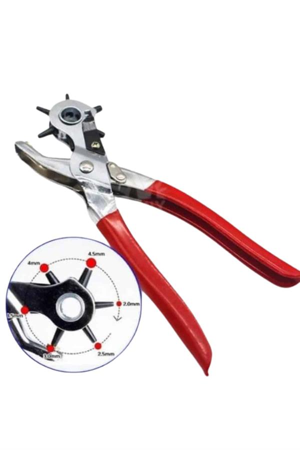 Kemer Delme Makinesi Aleti Kemer Delme Pensi Kumaş Kemer Ayakkabı Deri - Görsel 2