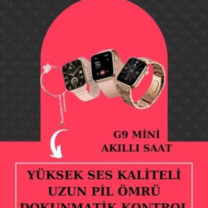 Aksesuar Hediyeli Akıllı Saat ve Dijital Göstergeli Powerbankli Bluetooth Kulaklık