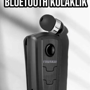 Makaralı Bluetooth Kulaklık Kulak İçi Android iOS Uyumlu Titreşimli