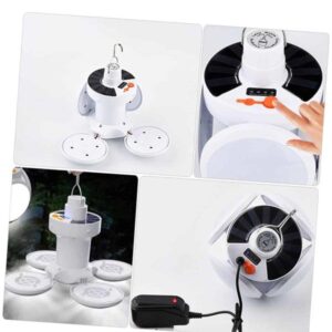 Kamp Lambası Işıldak Beyaz Işık Güneş Enerjili Solar Aydınlatma 5 Kanatlı Katlanabilir