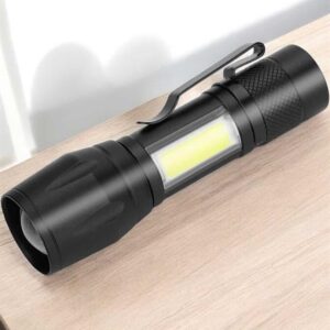 El Feneri Led USB Şarjlı Zoom Mini Led Işık Acil Durum Feneri