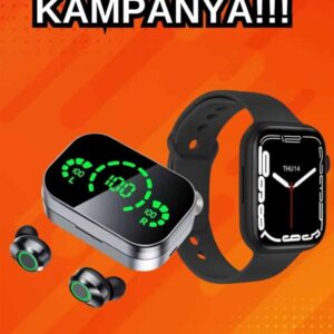 Yeni Nesil Akıllı Saat ve Ucuz Kaliteli Bluetooth Kablosuz Kulaklık Amoled Ekran