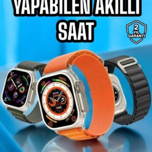 Yeni Nesil Akıllı Saat Nabız Ölçer Sağlık Ölçer ve Kalori Ölçer Uyku Takibi NFC Özelliği