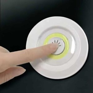 Spot Lamba Led Işık 3'lü Uzaktan Kumandalı Pilli Yapışkanlı Kablosuz