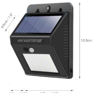 Solar Güneş Enerji Panelli Sensörlü Lamba Enerji Tasarruflu