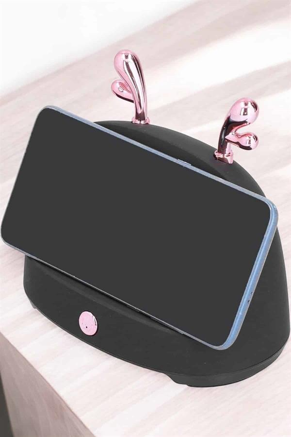 Yeni Nesil Akıllı Hoparlör Telefon Tutacağı Uzun Pil Ömrü Yüksek Ses Kaliteli - Görsel 5