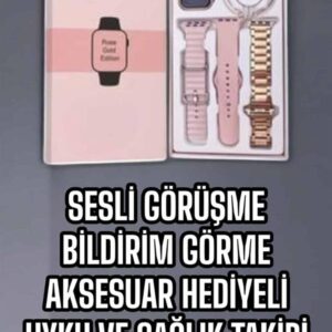 Akıllı Saat Bluetooth Bağlantılı Aksesuar Hediyeli GPS Takibi