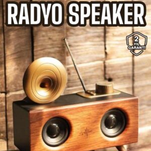 Nostaljik Görünümlü Bluetooth Bağlantılı Speaker