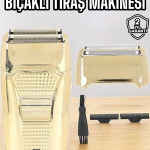 Tıraş Makinesi Paslanmaz Çelik Şarjlı Taşınabilir