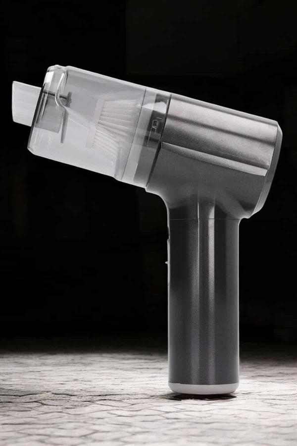 Üflemeli Güçlü Vakumlu Ev Ofis Araç Süpürgesi El Süpürgesi Şarjlı - Görsel 3