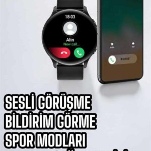 Akıllı Saat Çok Fonksiyonlu Sesli Görüşme NFC Uyumlu Amoled Ekran