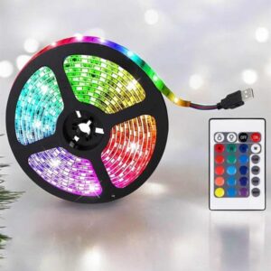 Yeni Nesil RGB Işıklı 10Metre Şerit Led Kumandalı Şarj Edilebilir