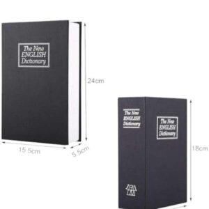 Büyük Boy Anahtarlı Kitap Görünümlü Gizli Kasa Çelik Kasa Altın Kasası