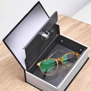 Büyük Boy Anahtarlı Kitap Görünümlü Gizli Kasa Çelik Kasa Altın Kasası