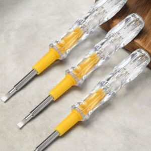 Test Cihazı Kontrol Kalemi Çift Başlıklı Şeffaf Elektrik Testi