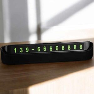 Araç İçi Numaratör Numaralık Torpido Üstü Açılır Kapanır Telefon Numarası Bırakma