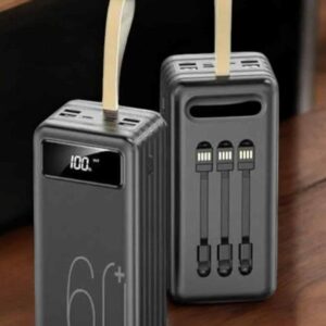 Powerbank 60.000 MAH 4 Portlu Uzun Şarj Süreli Dijital Göstergeli