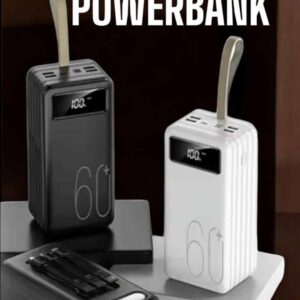 Powerbank 60.000 MAH Dijital Göstergeli 4 Portlu Taşınabilir