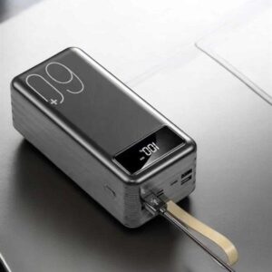 Powerbank 60.000 MAH Dijital Göstergeli 4 Portlu Taşınabilir