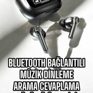 Bluetooth Kulaklık Kablosuz Ekranlı ANC/ENC Destekli Dokunmatik