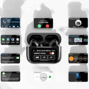 Bluetooth Kulaklık Kablosuz Ekranlı ANC/ENC Destekli Dokunmatik