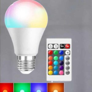 RGB Led Lamba Led Işık Ampul Renk Değiştirebilen 100 Watt