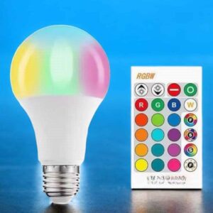 Led Ampul Enerji Dostu RGB Işıklı 100W Led Işık