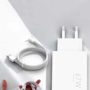 Şarj Aleti 67W Hızlı Şarj Turbo Type-C Uyumlu Şarj Adaptörü Kablosu