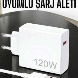 120W Şarj Aleti Type-C Uyumlu Turbo Şarj Aleti