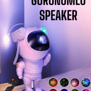 Astronot Bluetooth Hoparlör Gökyüzü Projektör Gece Lambası