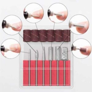 Elektrikli Manikür Pedikür Törpü Seti Protez Tırnak Nasır Temizleyici