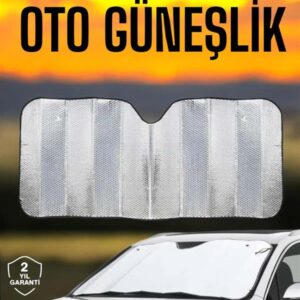 Oto Güneşlik Isı Önleyici Tüm Araçlara Uyumlu UV Işınlarına Karşı