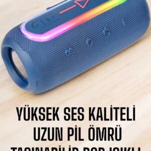 Kablosuz Bluetooth Hoparlör Uzun Pil Ömrü Taşınabilir