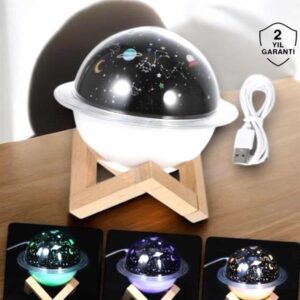 Aromaterapi Hava Nemlendirici Masa ve Gece Lambası